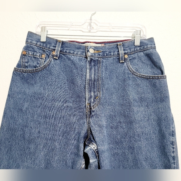 Levi’s 550 Relaxed Fit Jeans Women 12M 100% Cotton Straight Leg Classic Denim - Picture 3 of 14